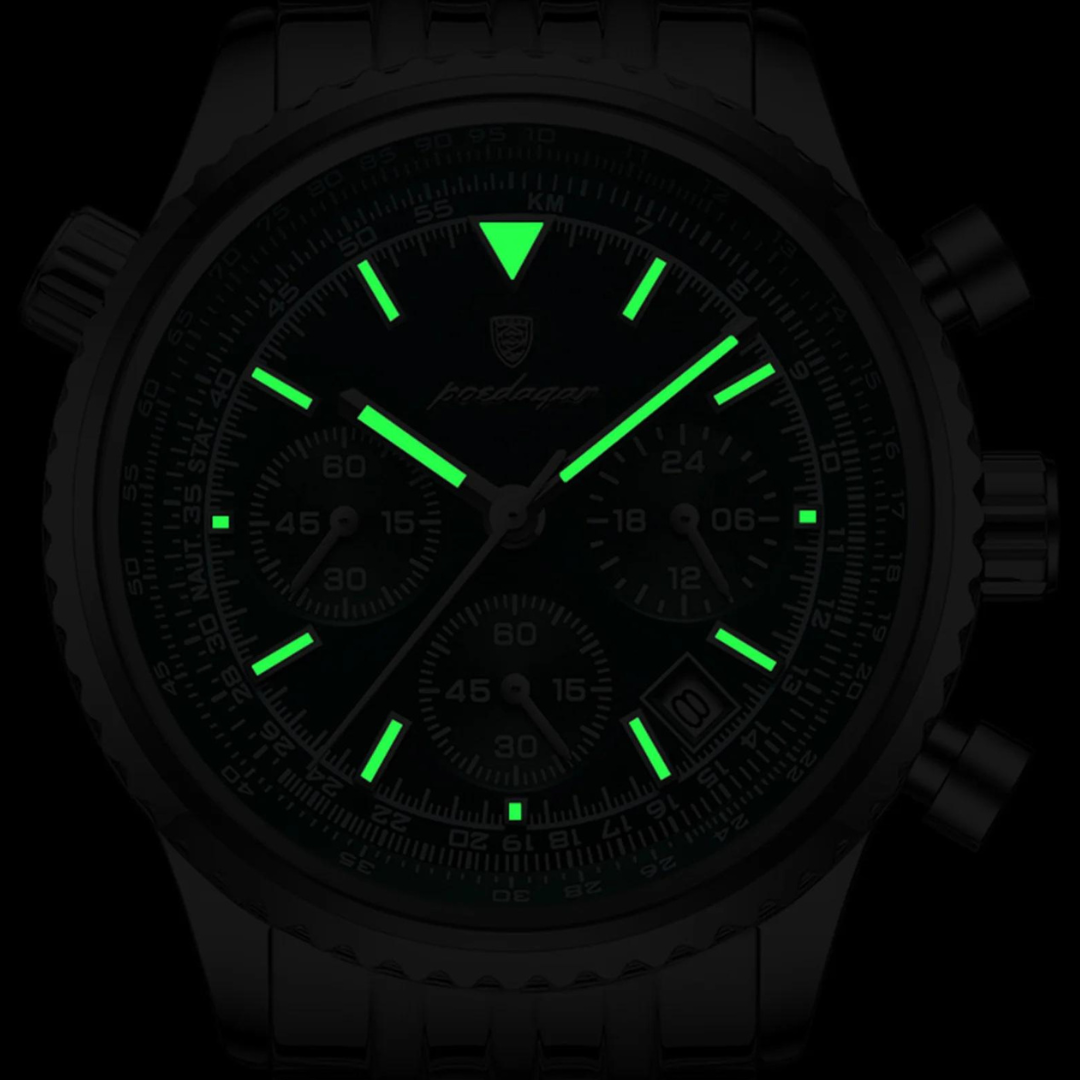 Horloge Belmont Chrono Grün